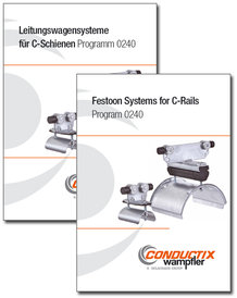 Catalogue "Chariots porte-câbles pour rails C" Programme 0240